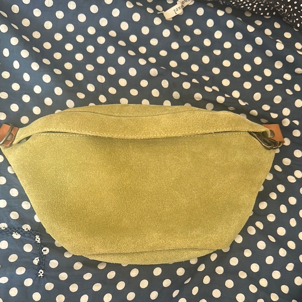 PARKER THATCH mini green suede sling. Sold out online used once. No flaws. - Picture 2 of 4